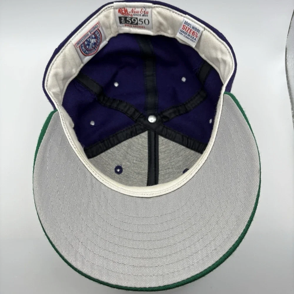 Vintage Port City Roosters Minor League Baseball New Era Fitted 6 7/8 Hat Wool